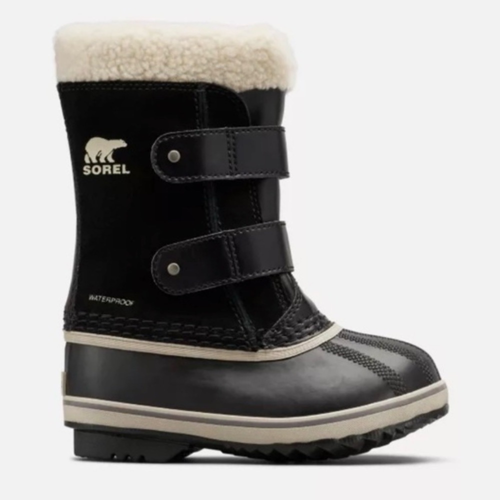 SOREL Black Toddler Waterproof Snow Boots — Children Size 9